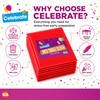 SOL 6pk Red Table Cloth - Disposable Waterproof Plastic Party