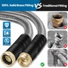 Garden Hose 50FT, Water Hose with 10 Function Nozzle, Garden