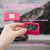 Augeny Mini Car Digital Clock, Adhesive Electronic Small Clock with