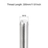 TOP-VIGOR 1Pcs M16 x 300mm Fully Threaded Rod, 304 Stainless