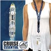 Carnival Cruise Luggage Tag Holders (4 Pack) & Lanyards (2