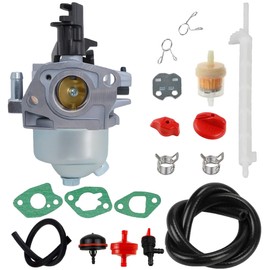 Hippotech 595785 Carburetor for 591154 592447 Snowblower 208Cc 9.5Hp Series Engine with Fuel Filter Fuel Line Kit