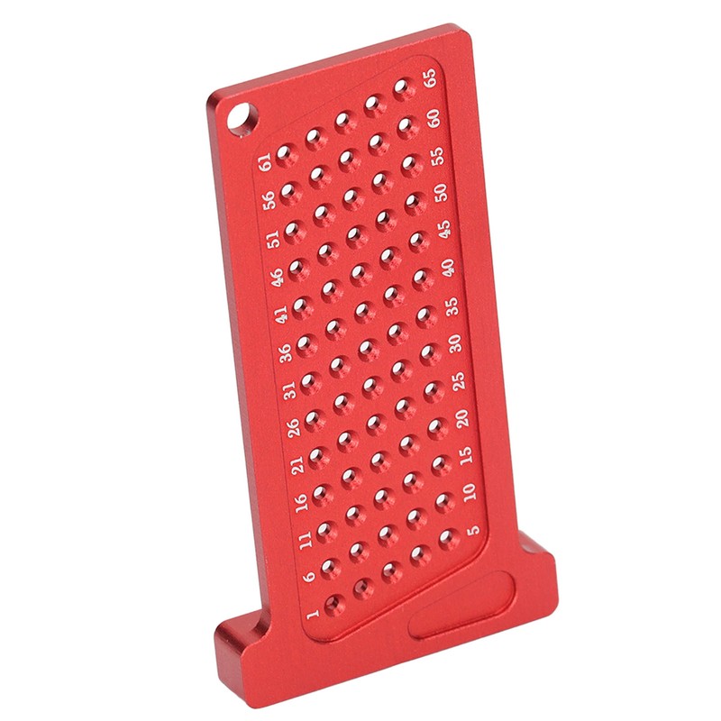 65mm Woodworking Hole Positioning Scribing Gauge Aluminum Alloy Portable Scriber