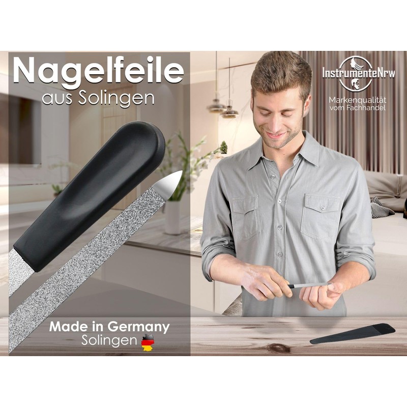 Solingen Nail File Manicure Sapphire Nail File Made in Germany
