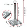 Crushed Diamond Ornaments Silver Crystal Filled Kitchen Roll Holder, 31cm,