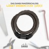 DANSI Armoured Bicycle Lock I Secure Theft Protection with 2