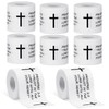 Geiserailie 8 Pcs Christian Athletic Tape with Cross Sports Tape