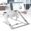 Laptop Stand Aluminum Alloy Desktop Universal Foldable Portable Notebook Cooling