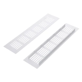 Outanaya 2pcs Aluminum Alloy Cabinet Vent Cover Breathable Mesh Accessory for Wardrobe and Cabinets Odor Ventilation Durable and Practical Design