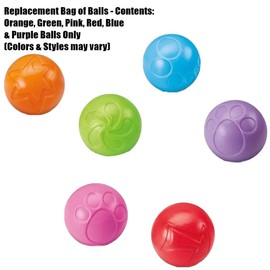 Replacement Parts for Poppity Pop Musical Dino - BMM00 ~ FPM15 ~ W1392 ~ Fisher-Price Go Baby Go Musical Dino Playset ~ Includes 6 Colourful Balls - Colours May Vary