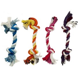 Puppy Rope Toys for Small Dogs - Puppy Teething Toys - Knots Dog Toy for Smart Newborn Pet and High Active Puppies - Doggy Mini Dental Pack of 4