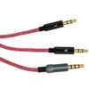 Sqrmekoko OFC Upgrade Inline Mic Remote Control Audio Cable Cord