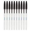 45BoldMed Ballpoint Pens, BLACK, Medium Point (1.0mm), Pack of 10,