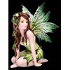 Fantasy Elves Figurine in Green Dress 11 cm Fairy
