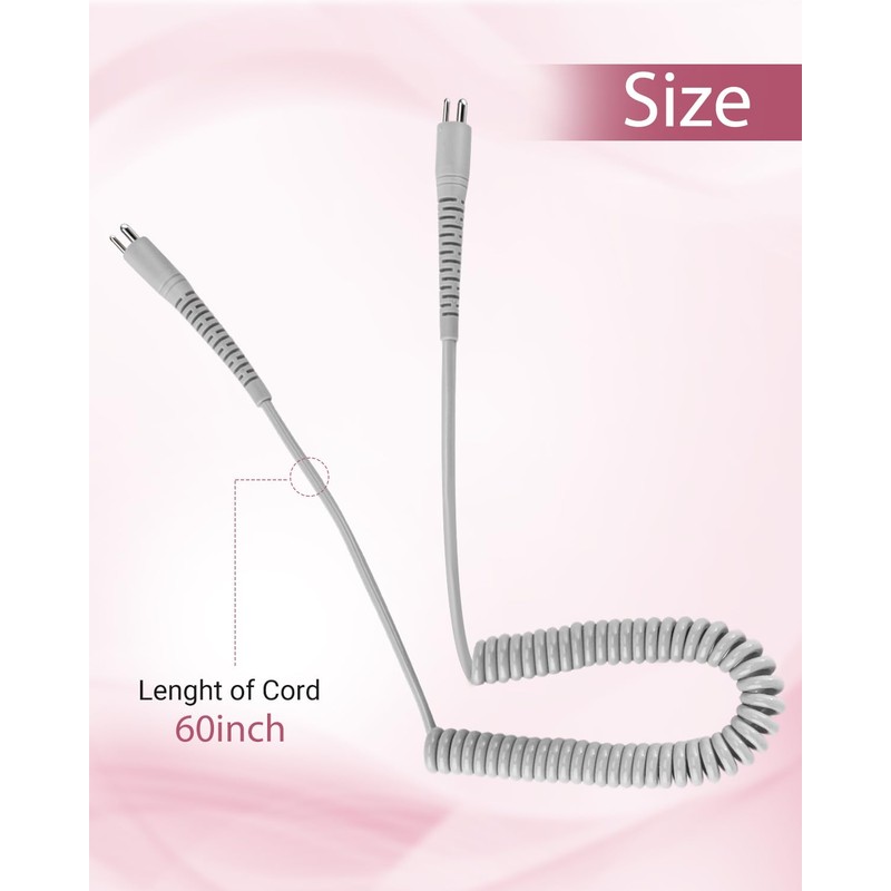 Hasakhi Handpiece Wire for Nail Drill Durable Riveted Connector Long-Lasting