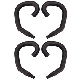 NITIUMI Ear Hook, Loop Clip, Ear Loop Clip, Headset Replacement, Ear Hooks, Fall Resistant, Lightweight, Ear Hooks, Ear Hooks, Ear Hooks, Waterproof, Splashproof, Earphone/Earphone Hooks, Black, Pack