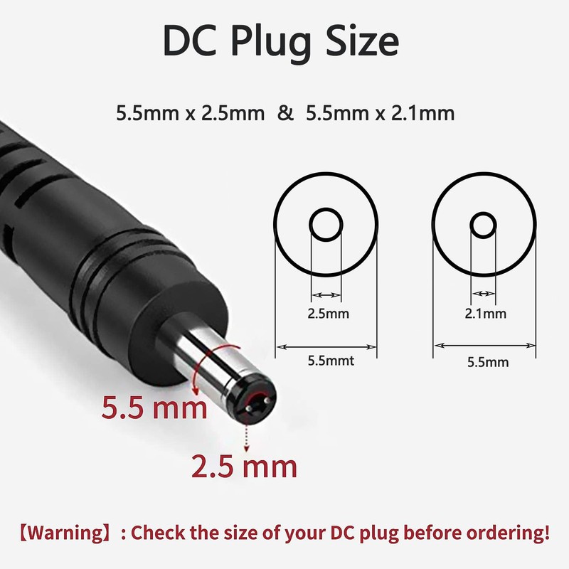 Charger Compatible with Victrola Record Player Power Cord, DC Charger