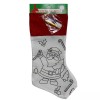 Simply Holiday Christmas Stocking Color Your Own Stocking Fabric Stocking