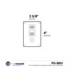 Five Oceans Bilge Pump Three-Way Rocker Control Panel Switch with