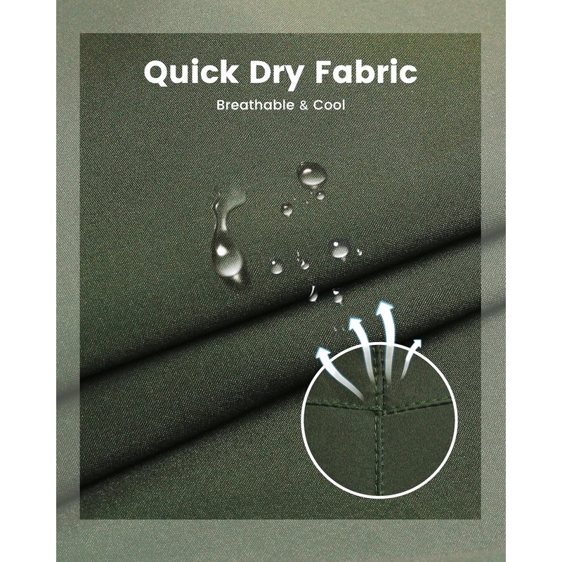 MaaMgic 5" Mens Swim Shorts with Compression Liner 4-Way Stretch