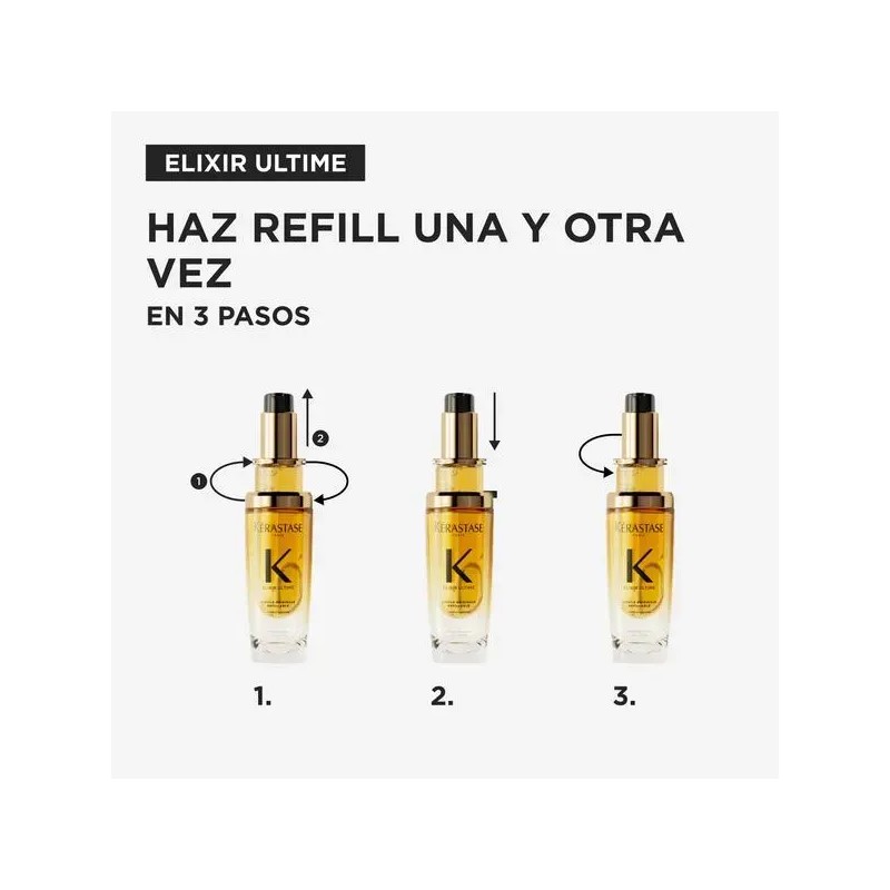Kérastase - Aceite Capilar Repuesto con Nutrición, Brillo Intenso, Antifrizz