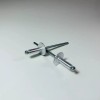 HEAD 100pc LARGE FLANGE ALUMINUM POP RIVETS 1/8" x 3/8" 