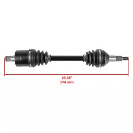 Caltric Rear Left And Right CV Joint Axles for Can-Am Outlander Max 800R 4X4 EFI 09-12