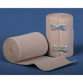 Medline Soft-Wrap Elastic Bandages, Nonsterile, 2" x 5 yd., Beige, Clips - A Reliable Choice for Medical Professionals, 50 Count
