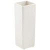 H2O Ceramic Vase S H1488 Horn White