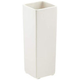 H2O Ceramic Vase S H1488 Horn White