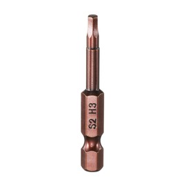 HARFINGTON Hex Head Wrench Drill Bit 3mm(H3) Metric 1/4" Hex Shank 2"(50mm) Length S2 Steel Magnetic Impact Drivers Screwdriver Bit Industrial Grade Hexagon Electric Drill Bits