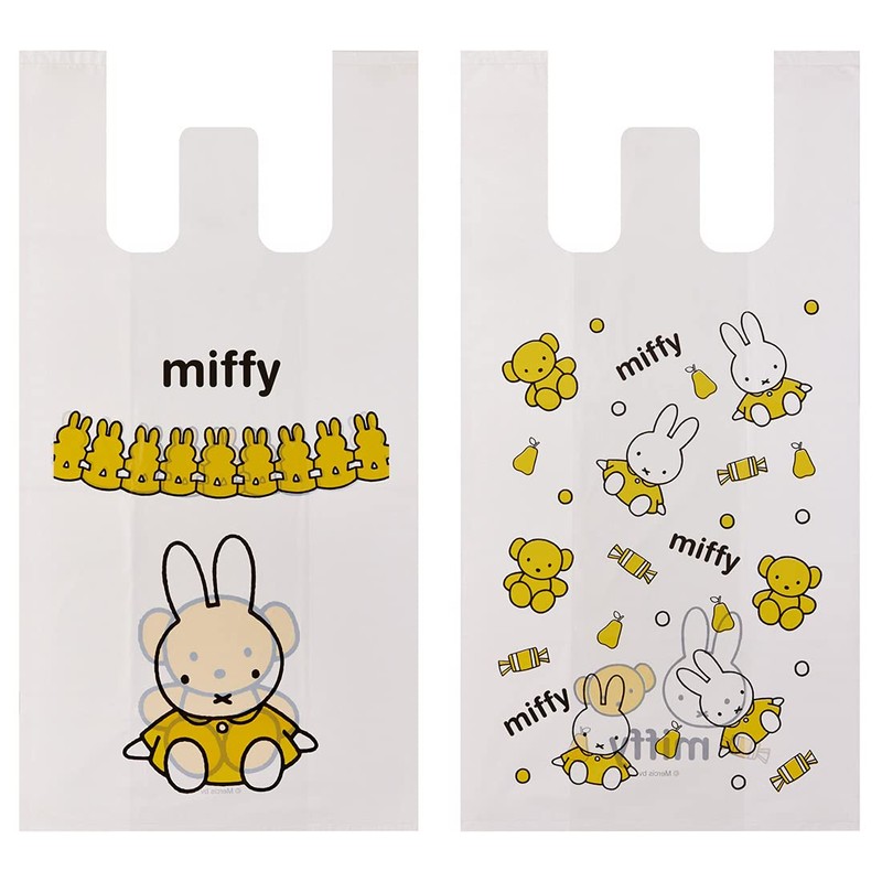 Skater RGBH2-A Plastic Bag with Handle, M, 10 Pieces, 19.3