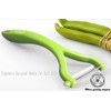 Starchef Y-Shape Peeler Slicer,Vegetable Fruit Peeler Slicer,One-Piece Design,Green