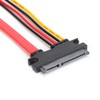 10pcs Sata Cable 7+15Pin Male to Female 22 Pin Data