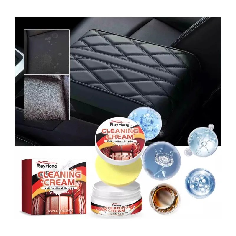 Ray Crema Limpiadora De Asientos Piel, Cuero, Salas, Bolsas