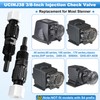 3/8 Inch UCINJ38 Injection Check Valve Replacement for Stenner Pumps