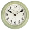 Acctim Fairford Radio Controlled Metal Wall Clock (Sage Green)