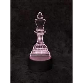 Rook-N-Pawn Chess Night Light The King