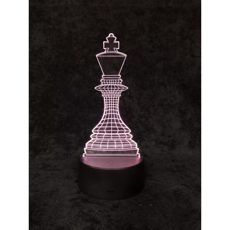 Rook-N-Pawn Chess Night Light The King