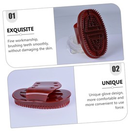 SAFIGLE 3PCS Bath Skin Brush Multi Function Massage Brush for Body Cleaning Hair Washing Gentle Scalp Exfoliation Dandruff Removal for Bathing