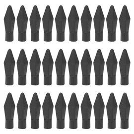 Ladieshow 30Pcs Archery Field Points, Rubber Soft Arrowhead Safety Arrows Tips for Outdoor Shooting Practice Entertainment(8mm)