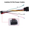 Inefala 16 Pin Adapter Cable Connector 16-Pin Standard ISO Adapter