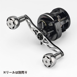 GOMEXUS CH120 Power Reel Handle for Daiwa, Shimano Bait Reels, Double Handle, Exclusive for Seaborg, Saltyga IC, Full Length 120mm, 30mm Handle Knob, Deep Tail Lures, Jigging, Bluefish, Fishing, Left