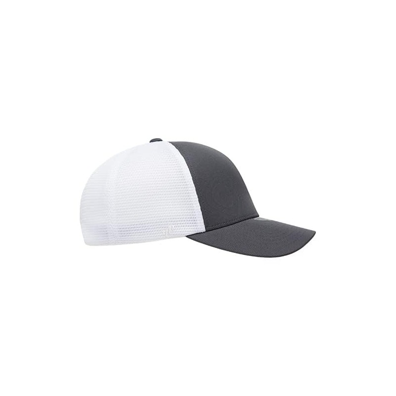 Flexfit Unisex Melange Unipanel Trucker Cap Baseball Cap, Anthracite/white