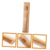 Minkissy Wooden Hair Detangling Comb Dense Teeth for Curly and