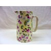 Purple Sweet Pea 2 Pint Jug by Heron Cross Pottery.