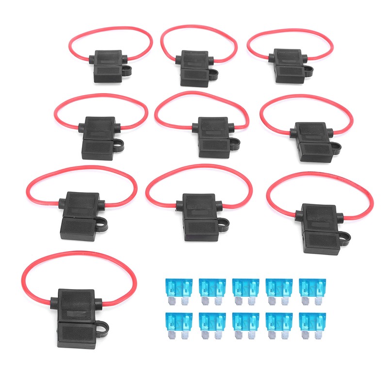Inline Fuse Holder ATC/ATO AddaCircuit Waterproof Car Fuse Holder with