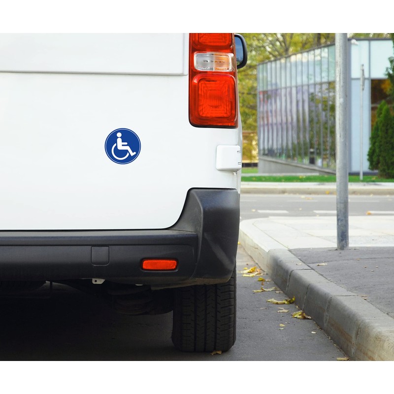 (Set of 5) Handicap / Disabled Wheelchair Accessible Sign |