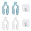 NIDHFG 4-Piece Plastic Bottle Opener, 2-Piece Transparent Hook, Canned Beverage