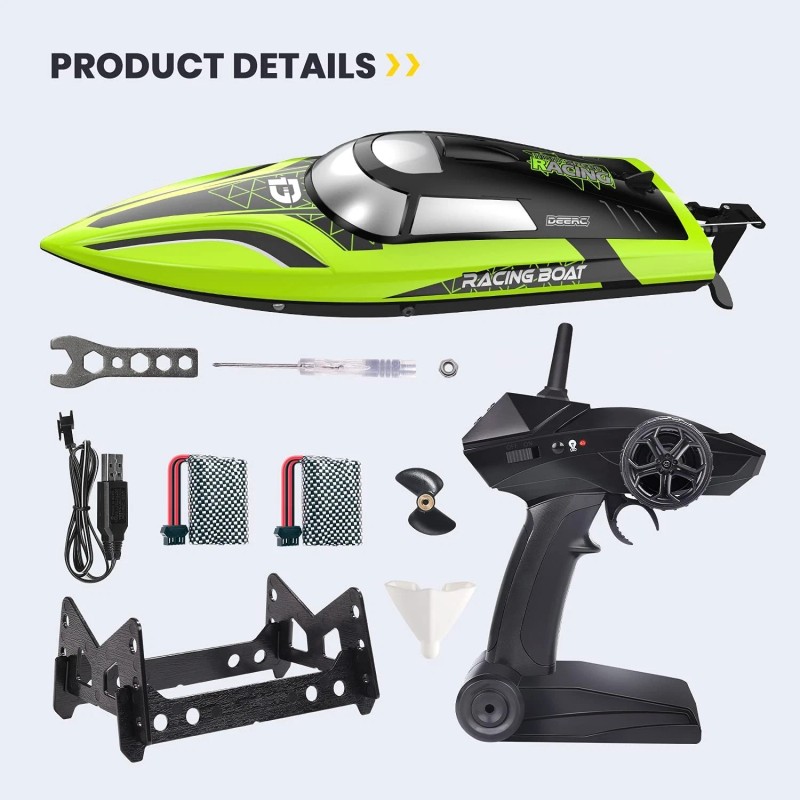 DEERC 2008 2.4GHz DEMO High Speed Remote Control Boat for